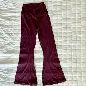 Aerie crossover flare leggings